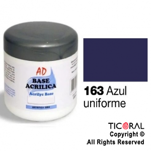 BASE ACRILICA AD 163 AZUL UNIFORME 200ML X 1